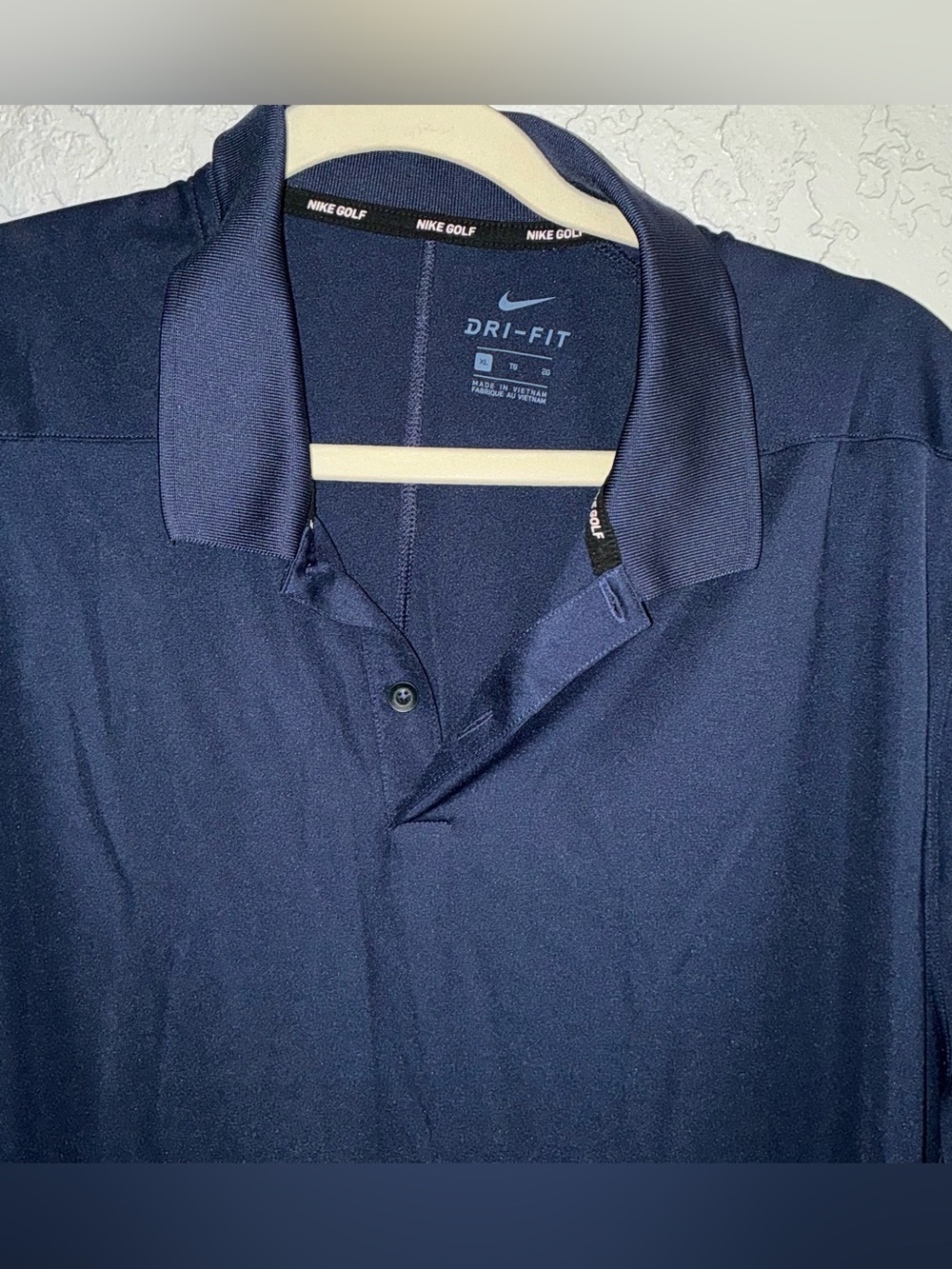 Nike Men's Navy Blue Golf Dri-FIT Polo - Picture 3 of 5